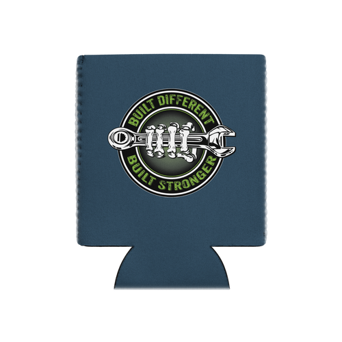 Blue Collar Worker Can Cooler
