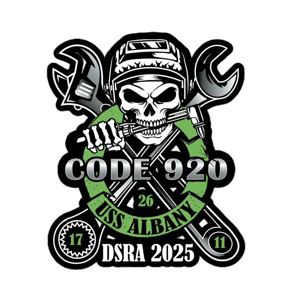 Code 920 Bubble-Free Stickers- Black